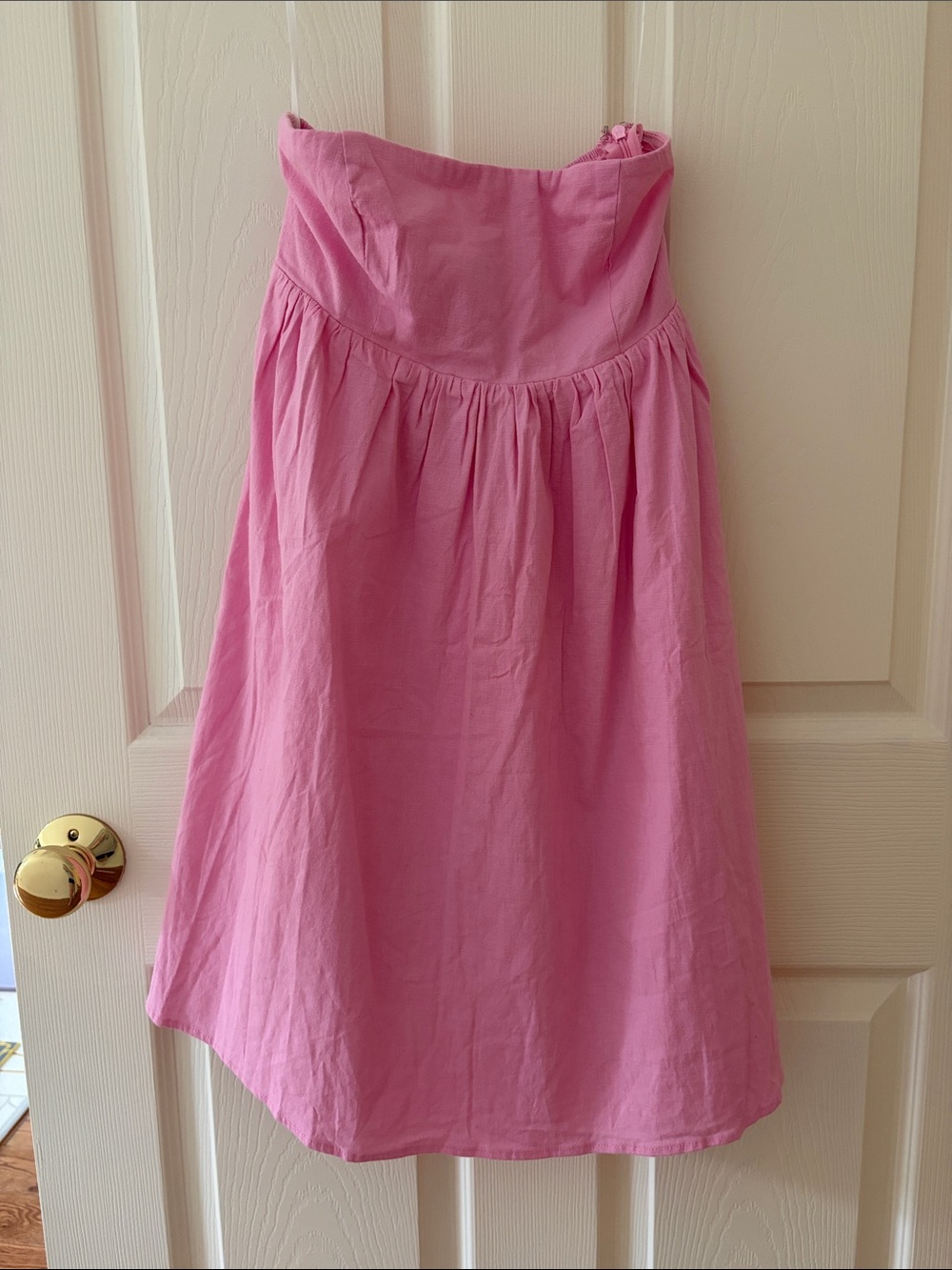 Princess Polly Pink Strapless Mini Dress